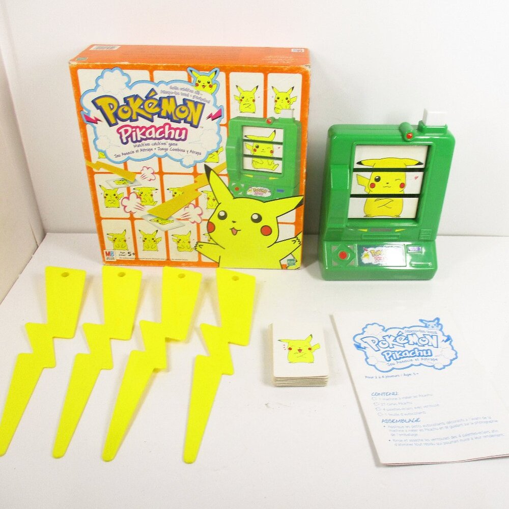 1999 Pokémon Pikachu Match'em Catch'em Game 100% Complete